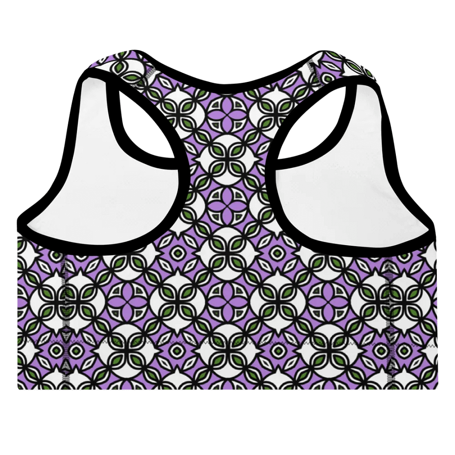 Gender Queer Abstract (1) - Padded Sports Bra product image (4)