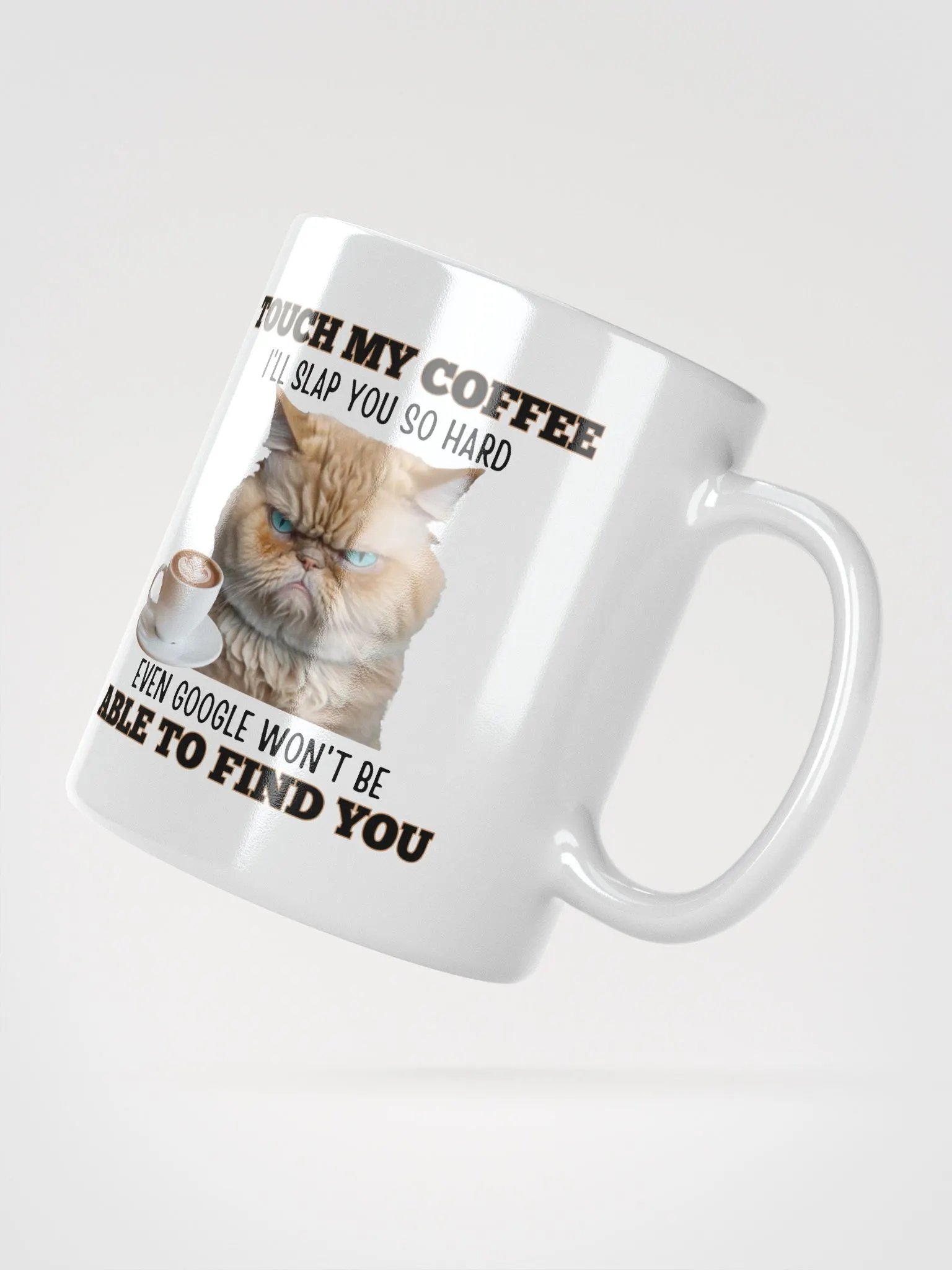 "Touch My Coffee" Attitude Mug – A Warning, Not a Suggestion product image (2)