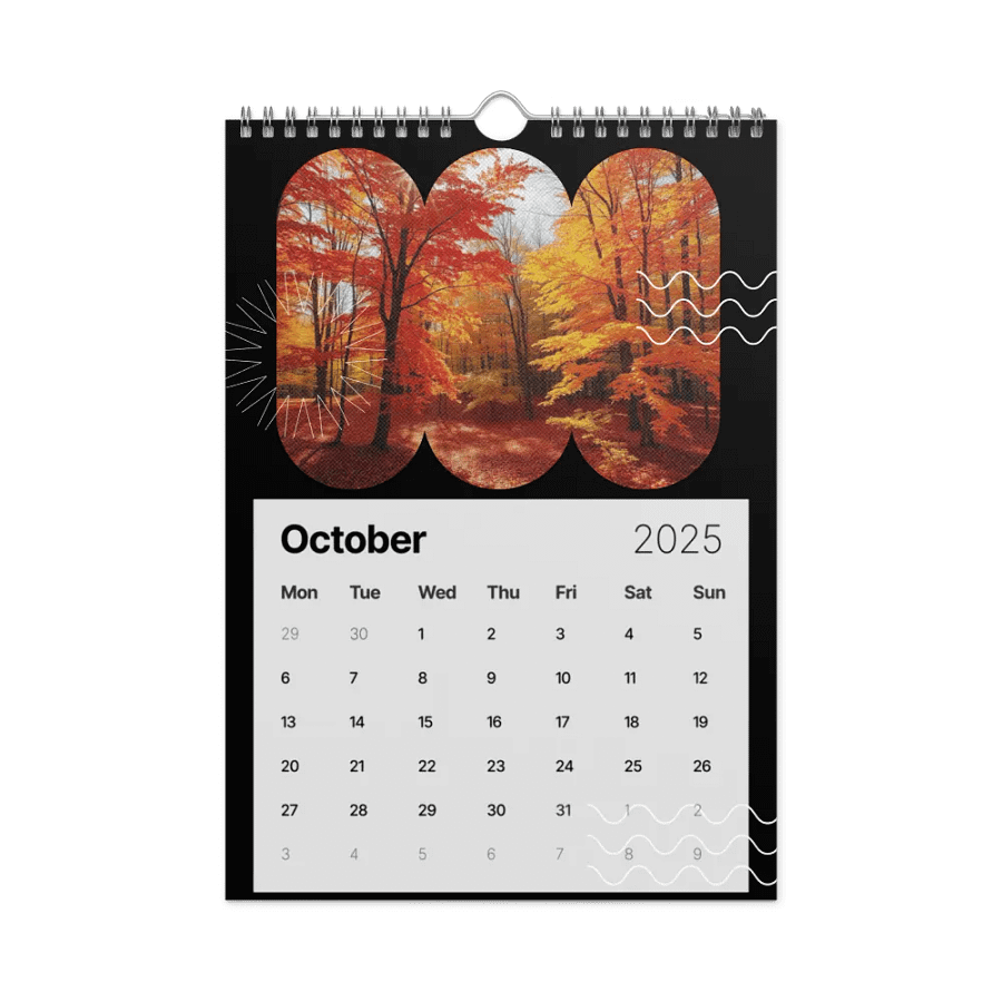 SEASONAL NATURE WALL CALENDAR 2025 product image (12)