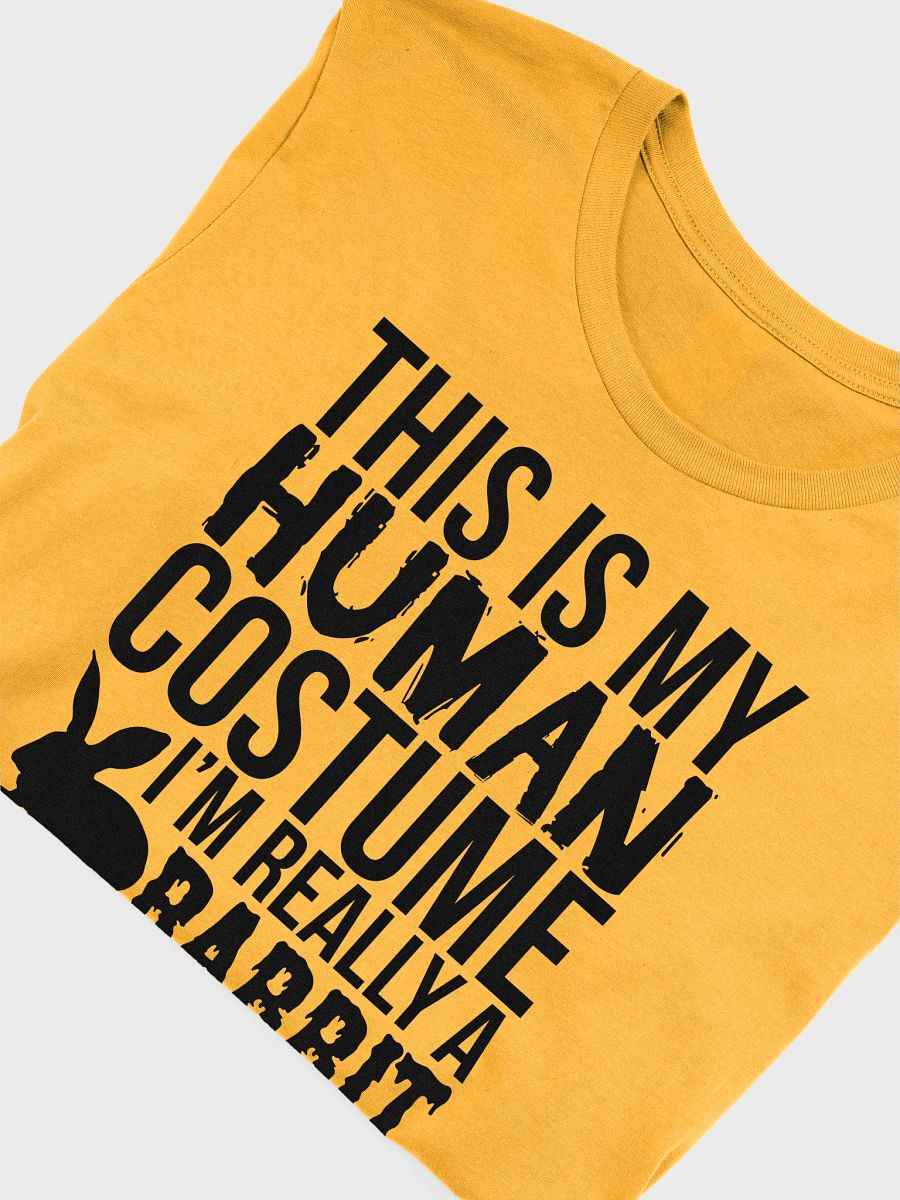 This Is My Human Costume I'm Really A Rabbit Funny Halloween T-Shirt product image (22)