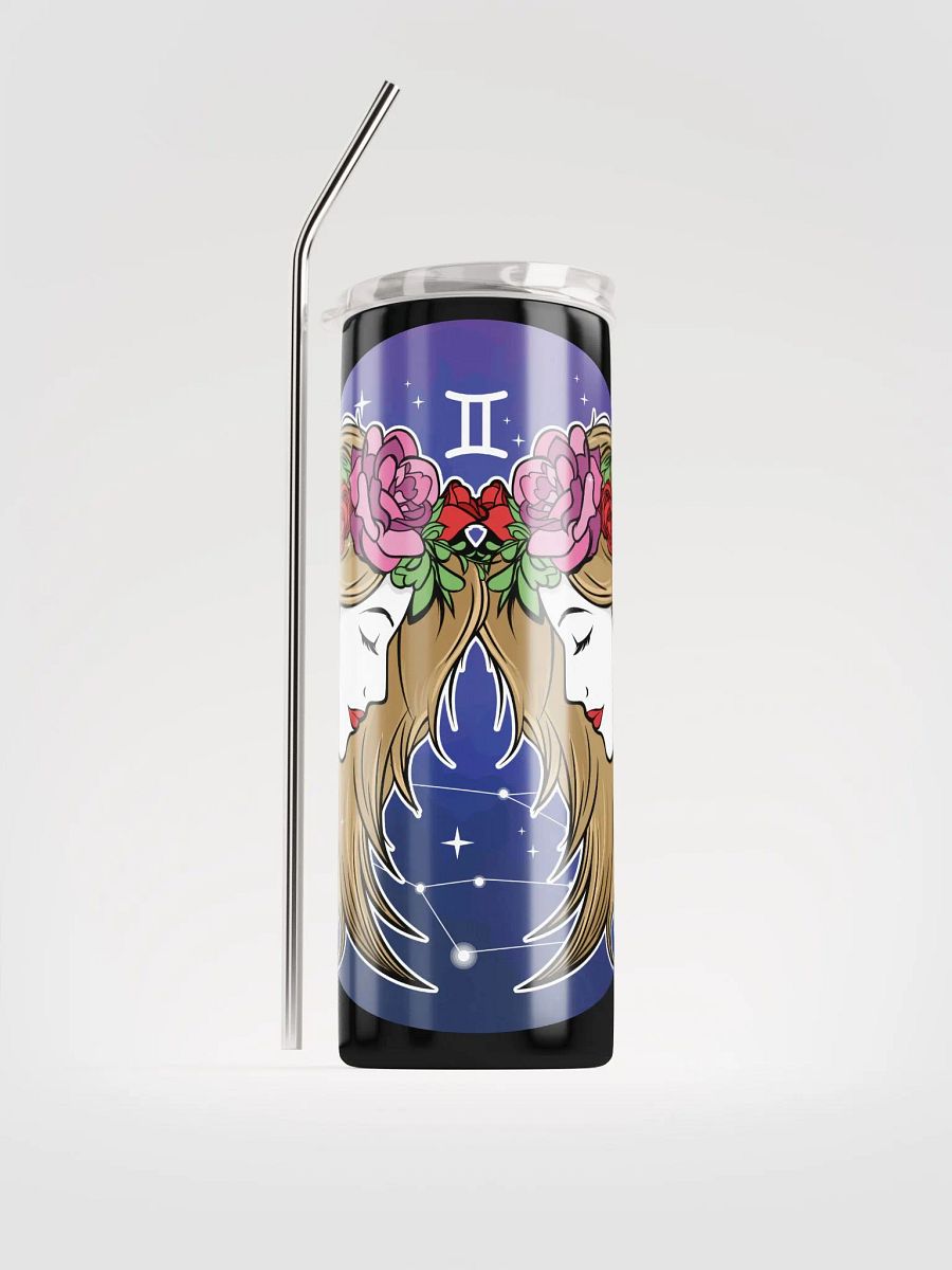 Floral Gemini Stainless Steel Tumbler product image (2)