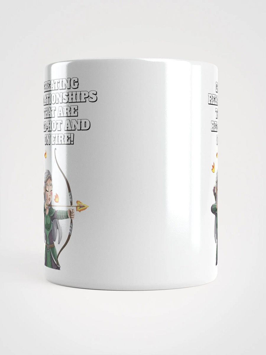 Creating Relationships That Are Red-Hot And On Fire! Valentine's Day White Mug product image (5)
