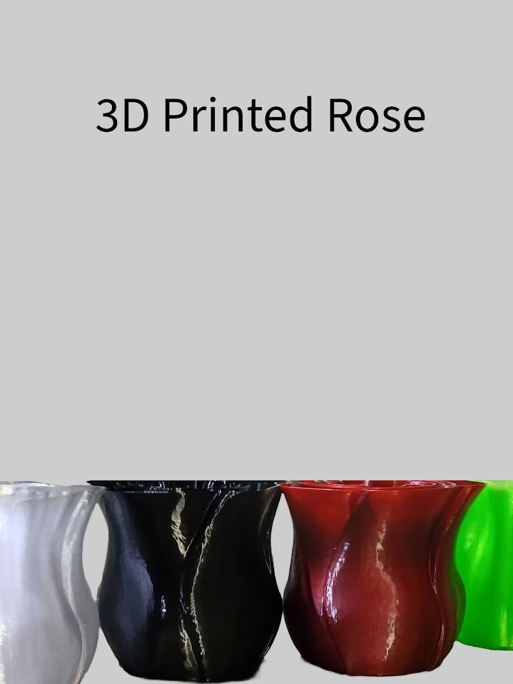 DIGITAL FILE: 3D Printed Rosebuds product image (1)