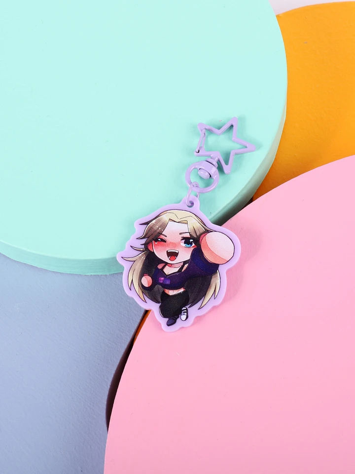 RAE POWA Solid Purple Keychain product image (1)