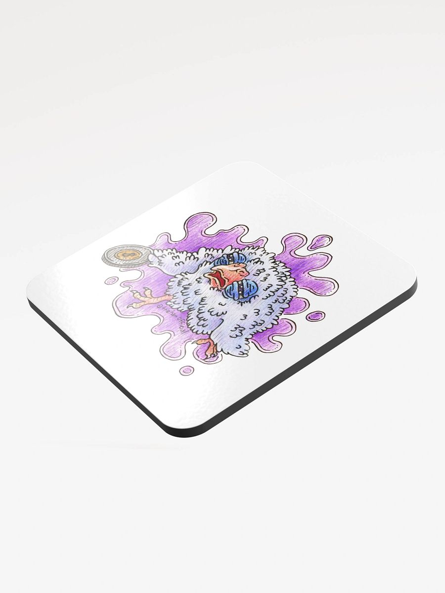 Coin Bird Glossy Cork Coaster product image (3)