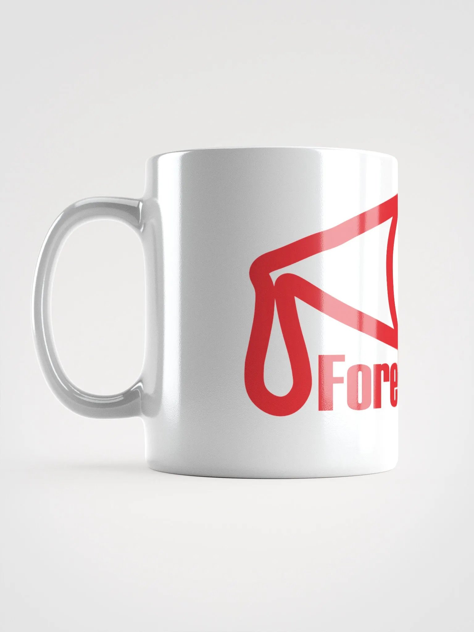 Forever Cry - Red - White Glossy Mug product image (6)