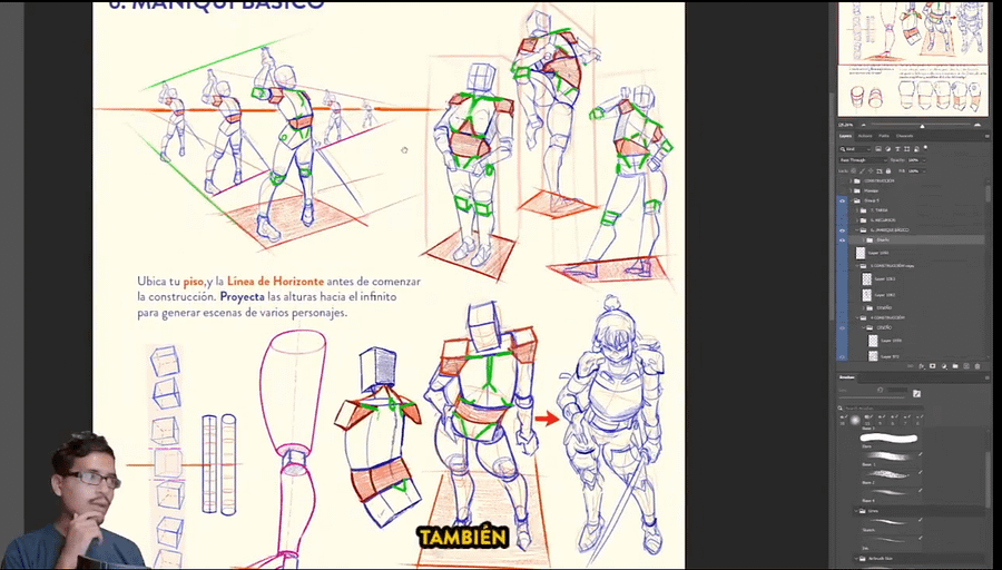 DIBUJA ANATOMÍA EN ACCIÓN ( VIDEOCURSO-40Hrs ) + PDFs + Pinceles 2025 + Rutina de Prácticas product image (2)