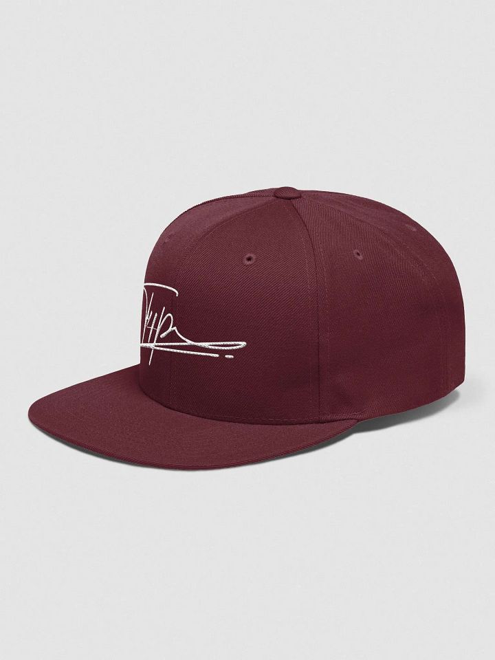 T4P Wool Blend Snapback - Maroon/White product image (2)