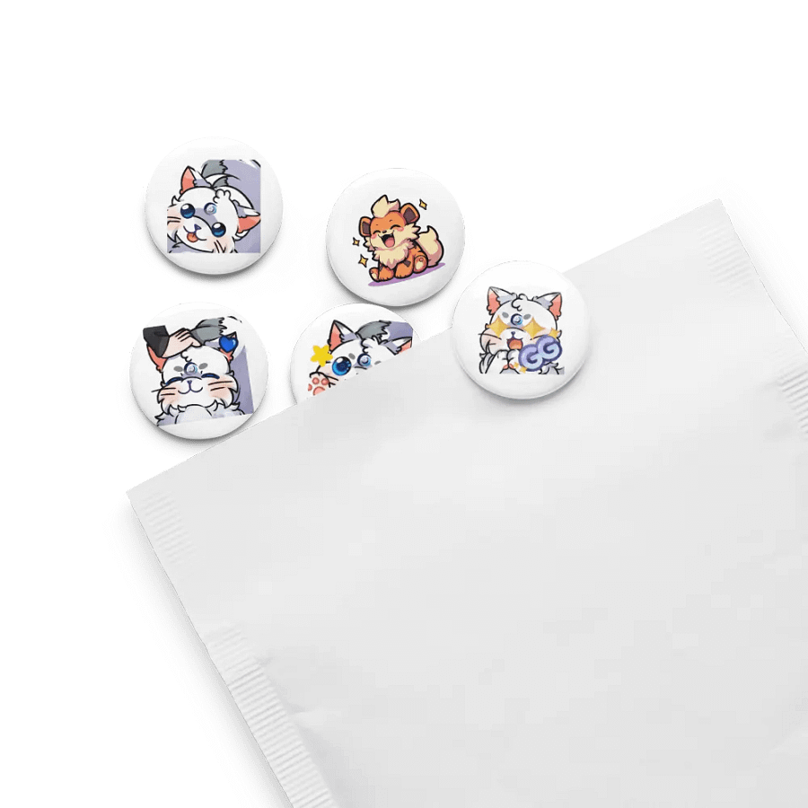 Happy Foxy Pin Button Set product image (13)