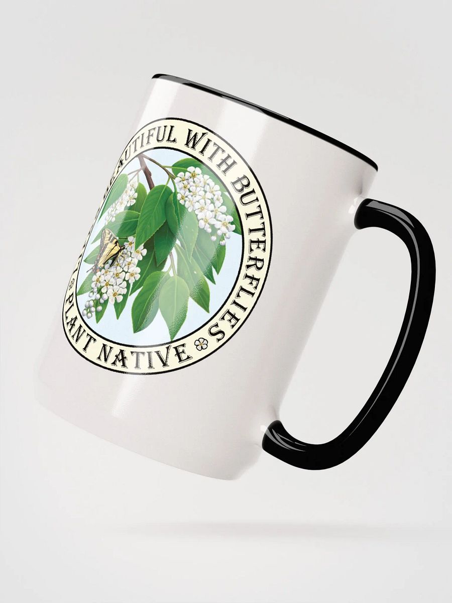 Tiger Swallowtail White & Black Mug product image (3)
