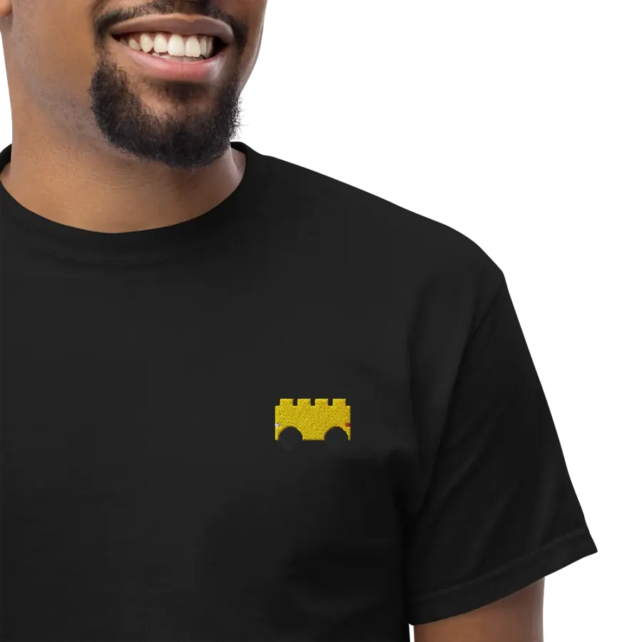 Brick-Car Tee Stitched Yellow product image (7)