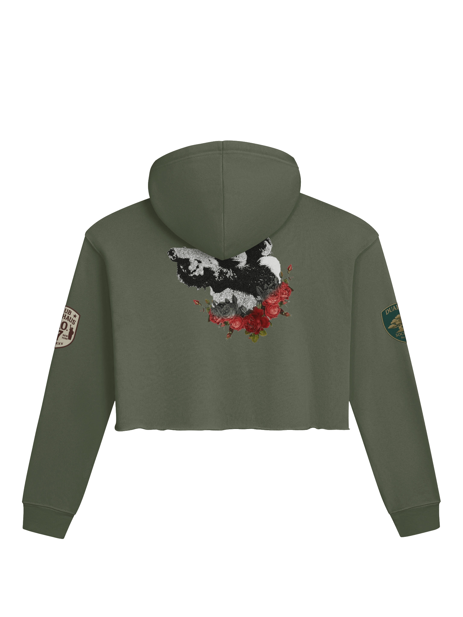 DUAHAUS SOCIETY No.07 – “Evolved Instinct” Cropped Hoodie product image (4)