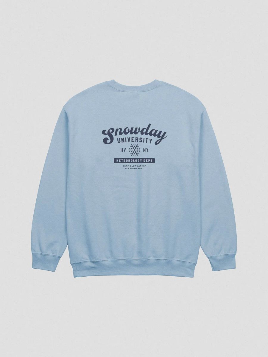 Snowday University crewneck - light blue product image (2)