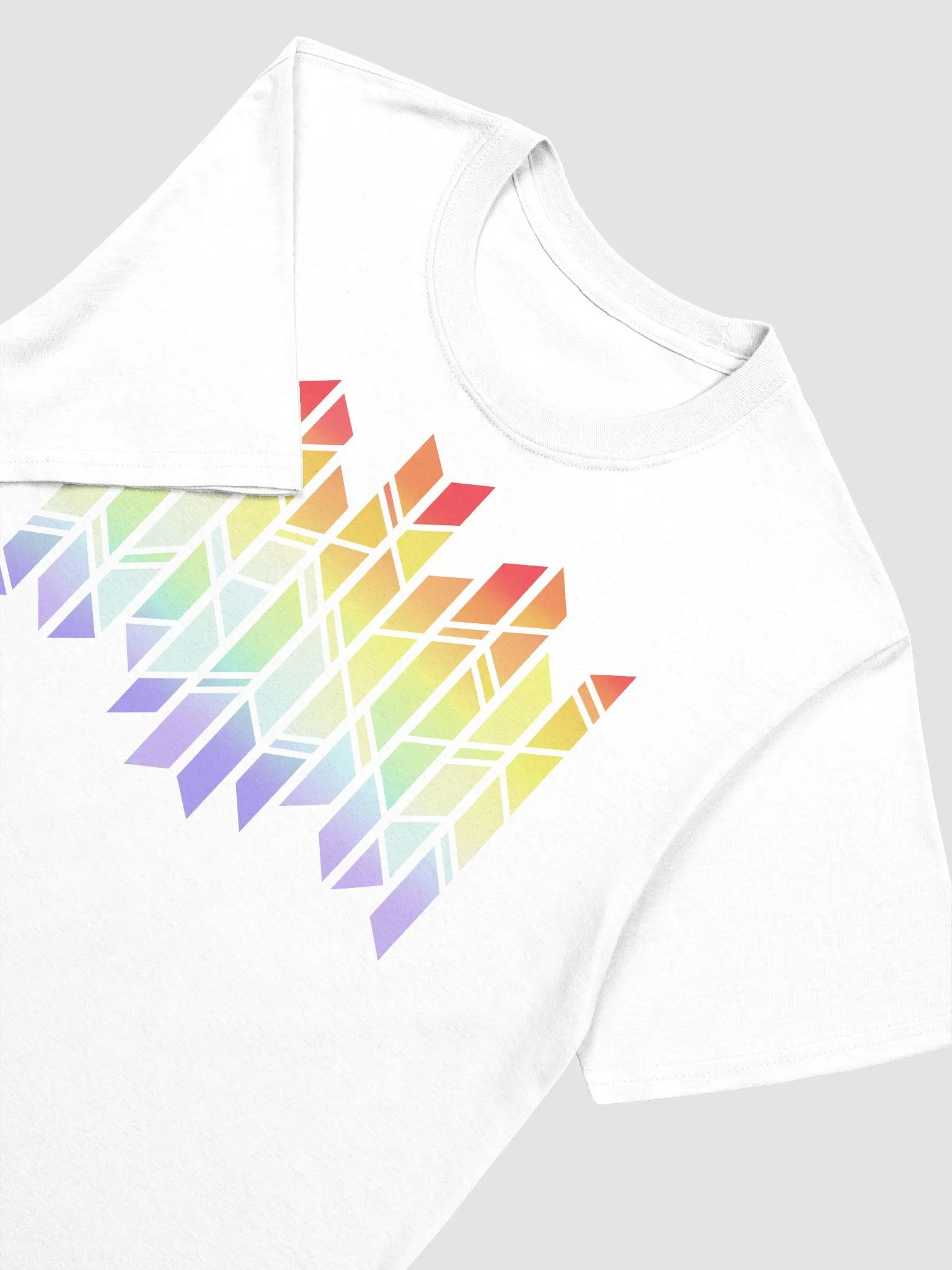 PRISMAGIC STAINED GLASS RAINBOW TEE (WHITE) product image (3)