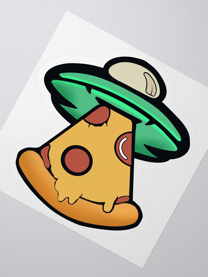 Alien Pizza Sticker product image (2)