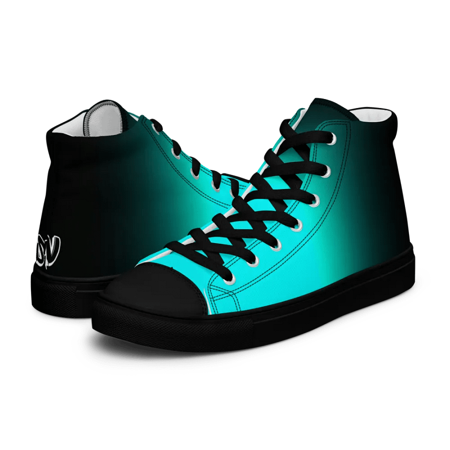 STRAIGHT VIBIN NEON COLOR FADE STYLE MEN'S CANVA SHOES product image (10)