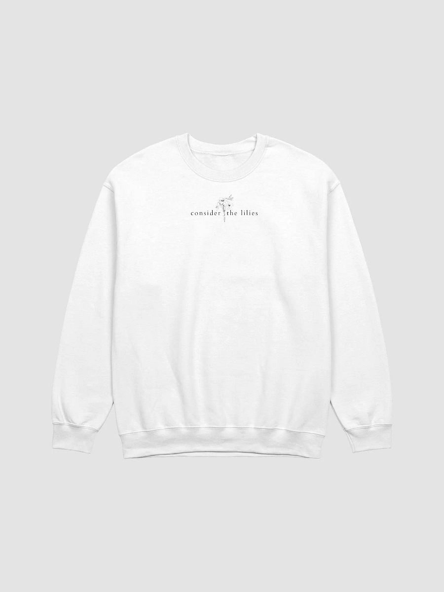 Consider the Lilies Black Print Sweatshirt product image (1)