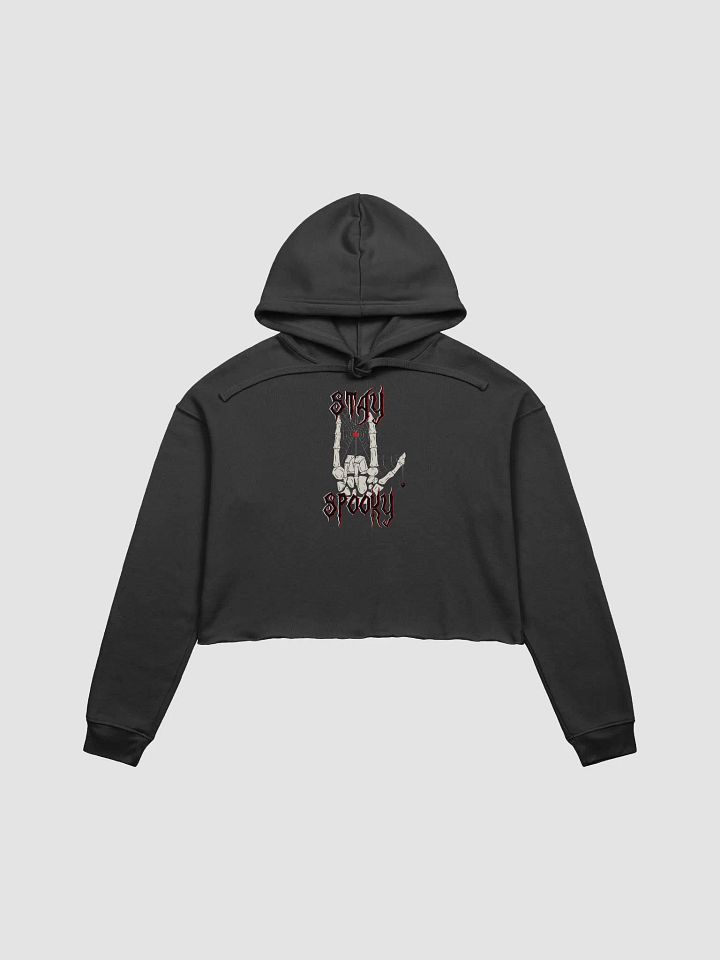 Stay Spooky! Skeleton Crop Hoodie product image (1)