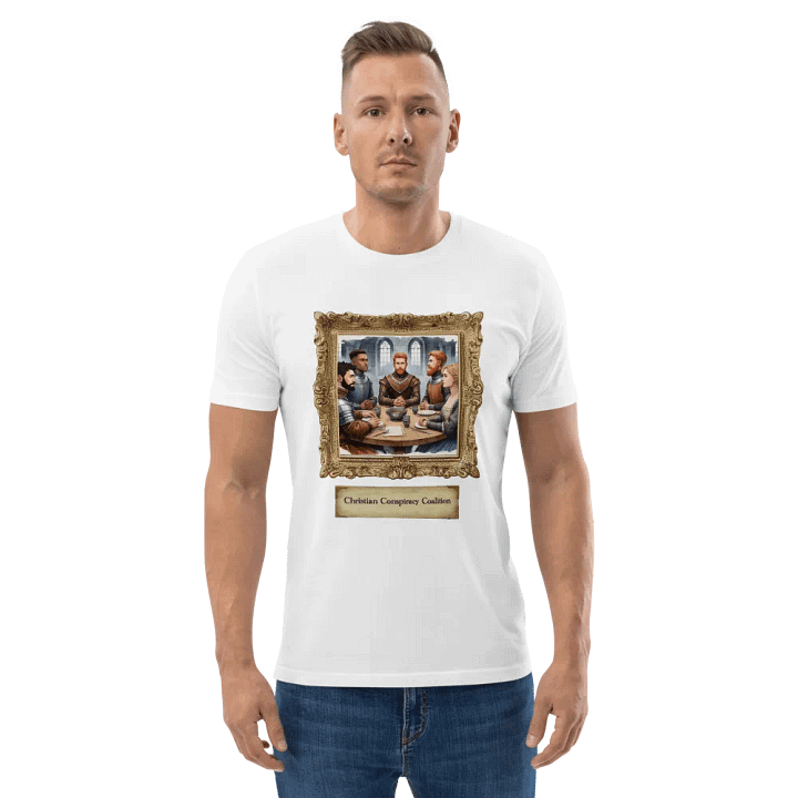 Christian Conspiracy Coalition (Logo) - Organic Cotton Short Sleeve T-Shirt product image (2)