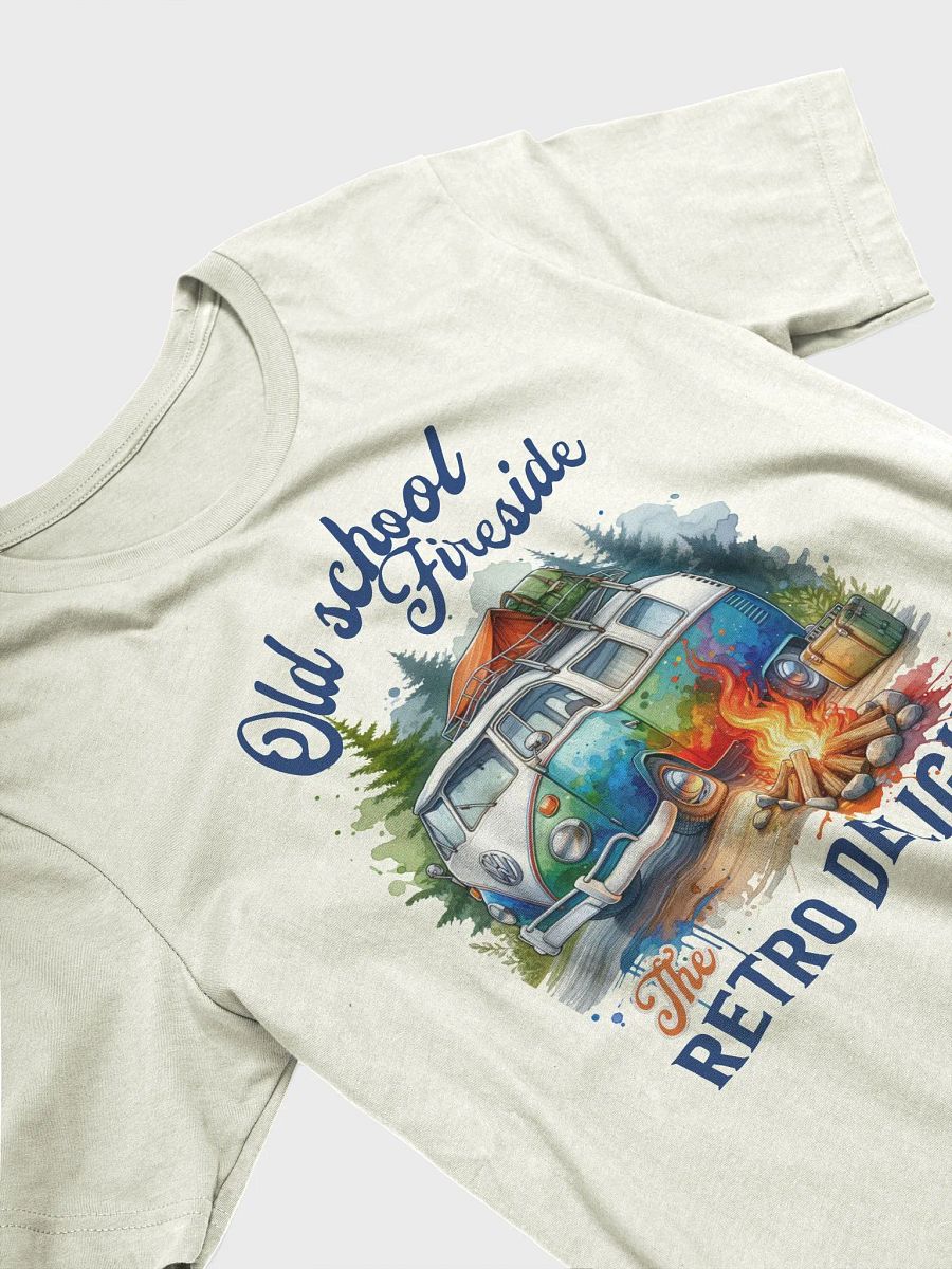 Wilderness escape van shirt, old school fireside retro tee product image (3)