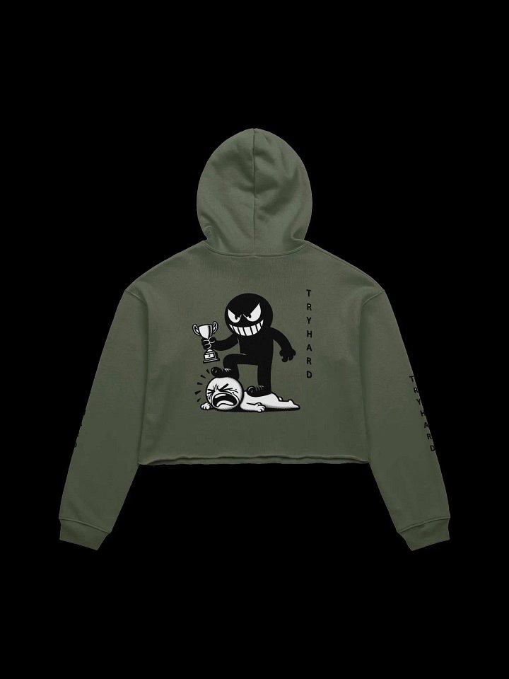 Try hard Crop Hoodie product image (6)