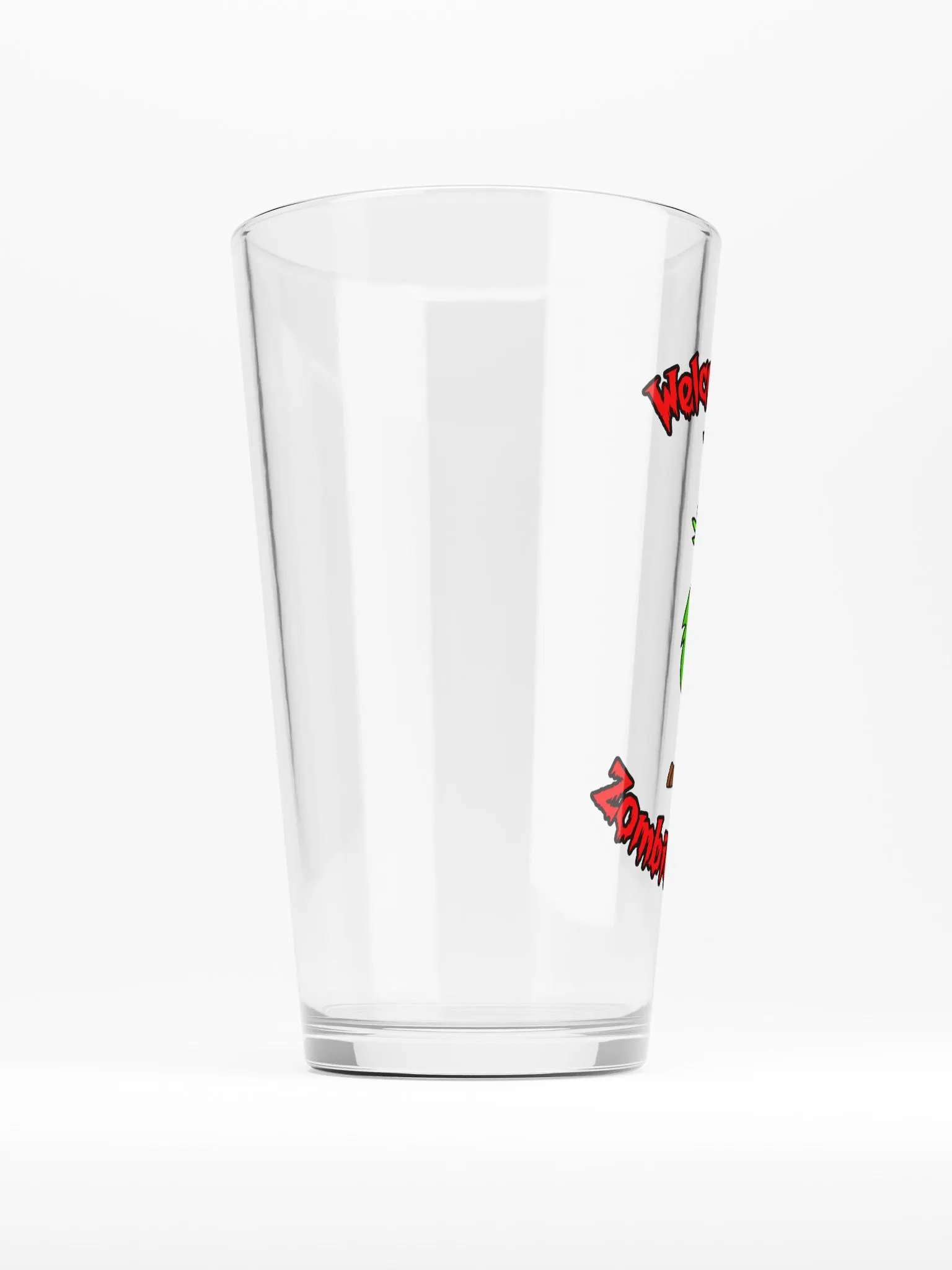 Welcome to the Zombie Alpacalypse Pint Glass product image (2)