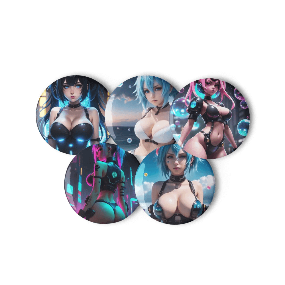 Glossy Pin Button Set product image (11)