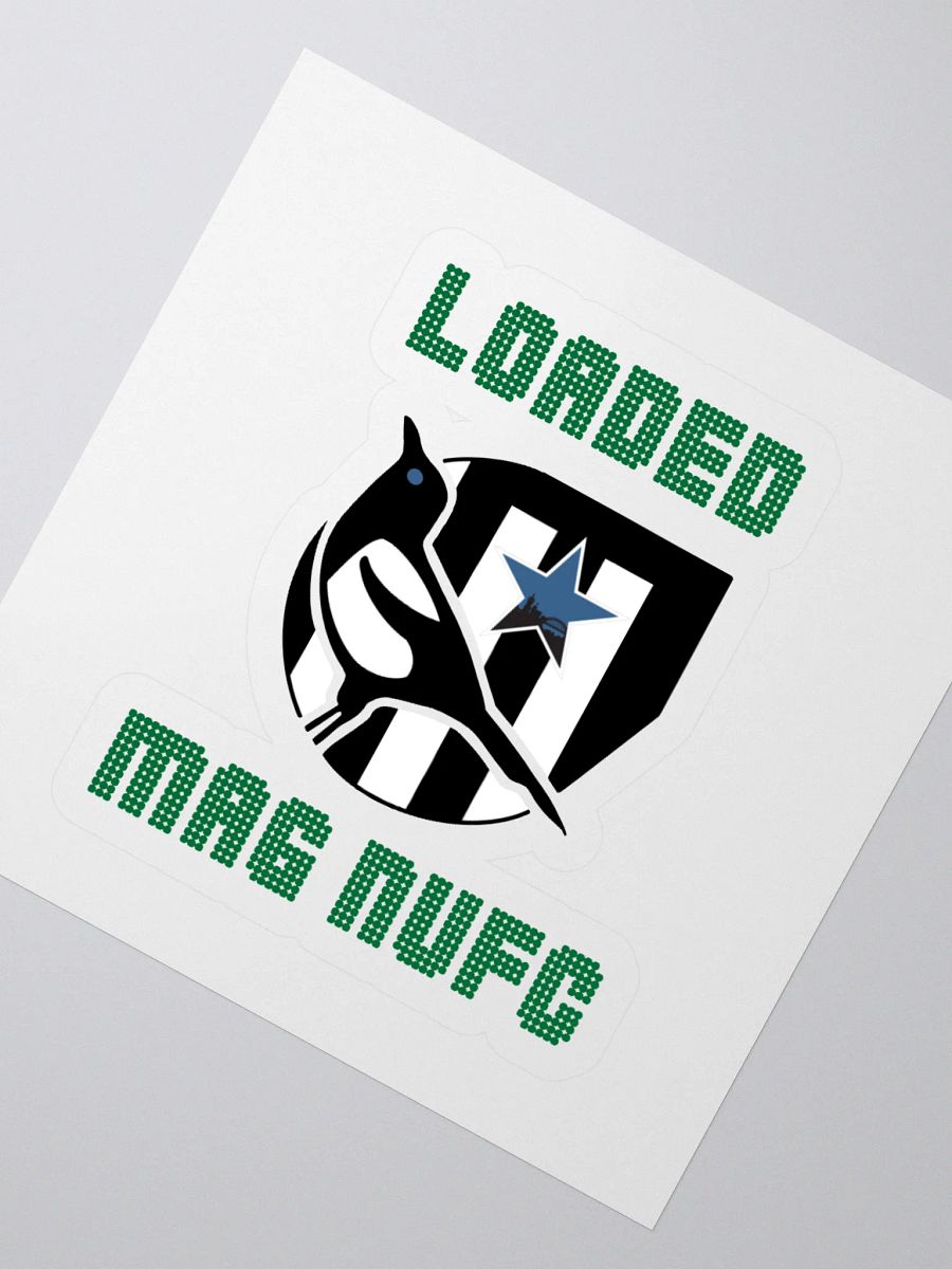 Loaded Mag NUFC Kiss Cut Stickers product image (2)