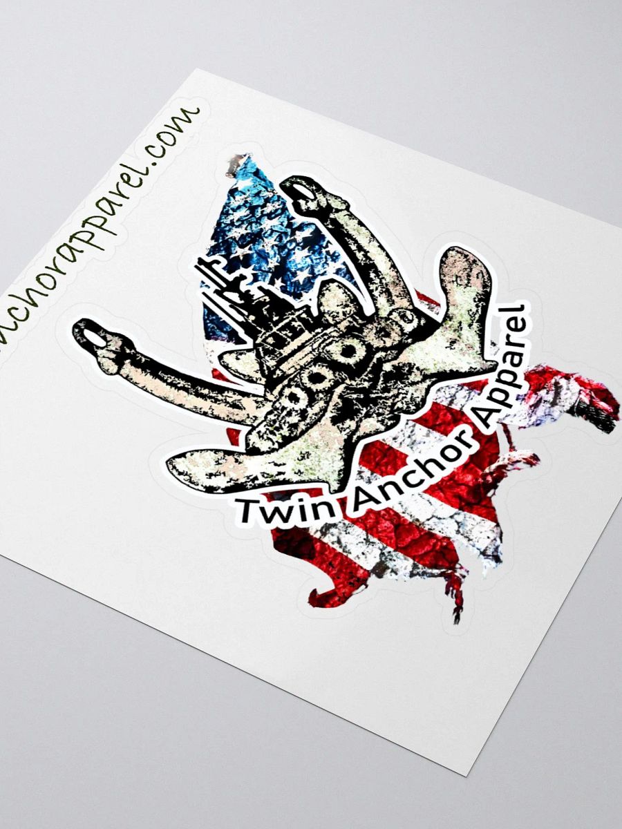 Twin Anchor Apparel flag Logo Tug CE Kiss Cut Stickers product image (3)