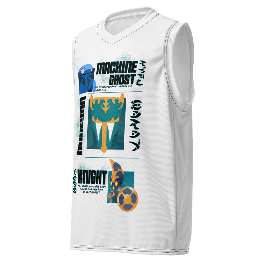 Blue Robot Basketball Jersey product image (1)