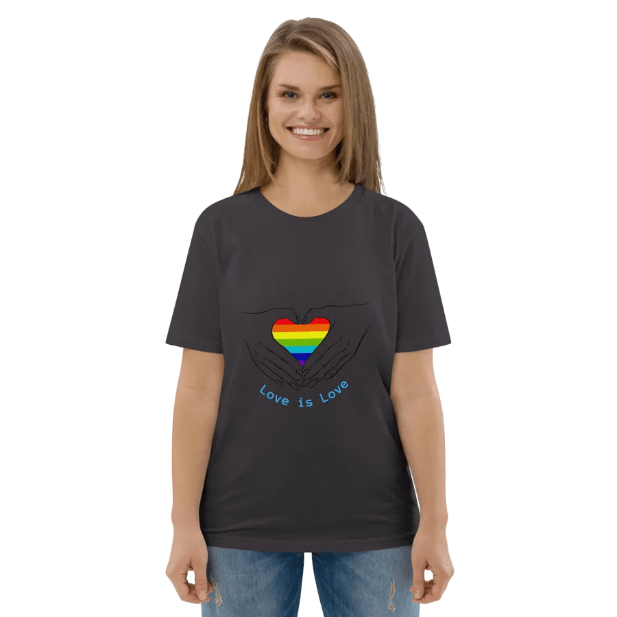 Love is Love Rainbow Heart T-Shirt product image (139)