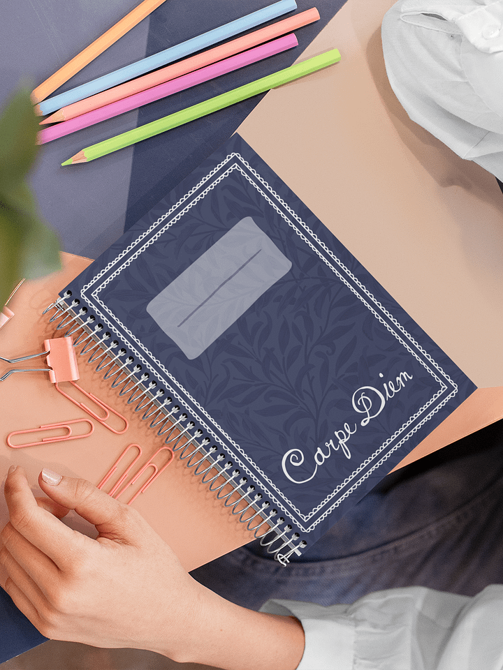 Carpe Diem Notebook Blue product image (1)