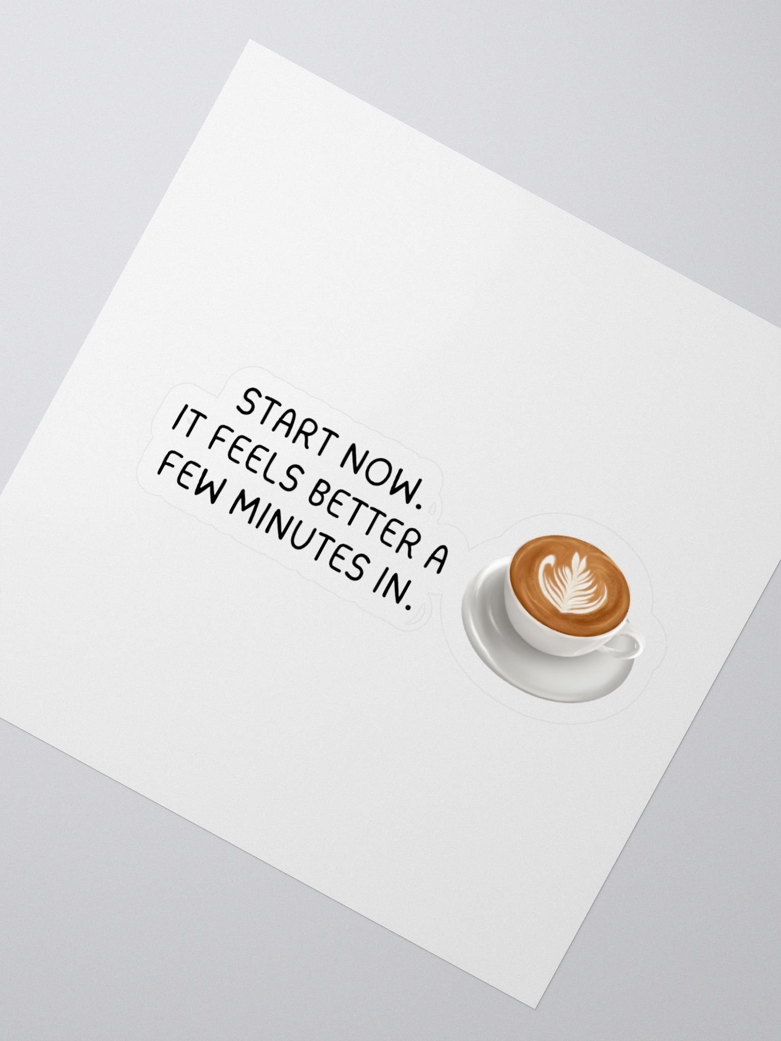Start Now Printable Sticker product image (1)