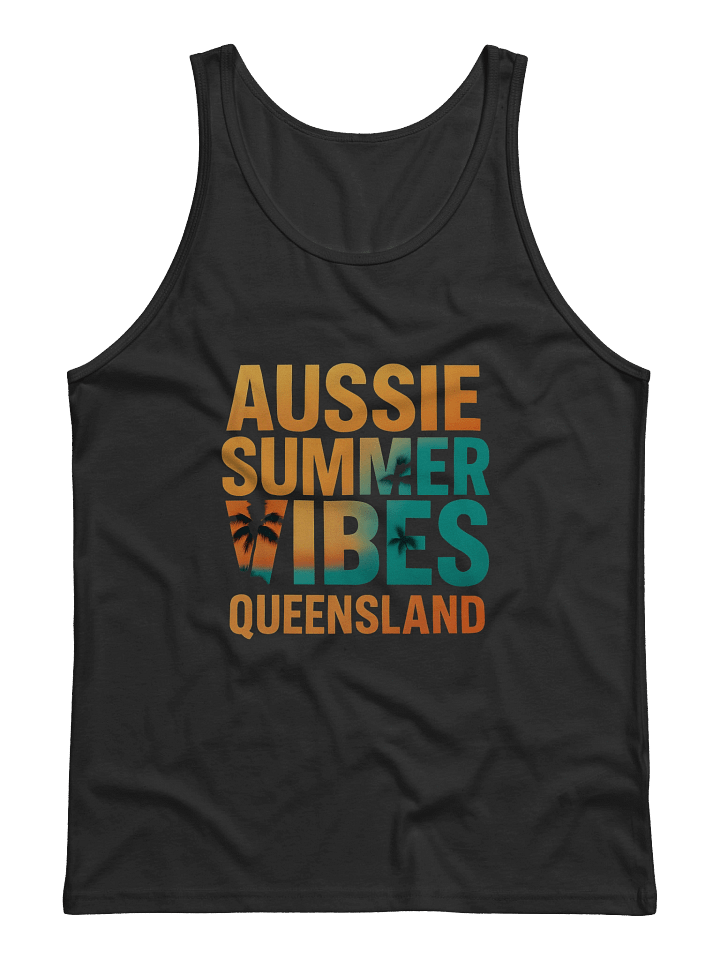 Aussie Summer Vibes Queensland - Bella Canvas Jersey Tank - Men product image (1)