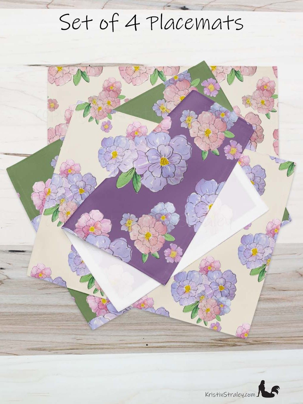 Gingham Blossoms Placemat Set of 4 product image (9)