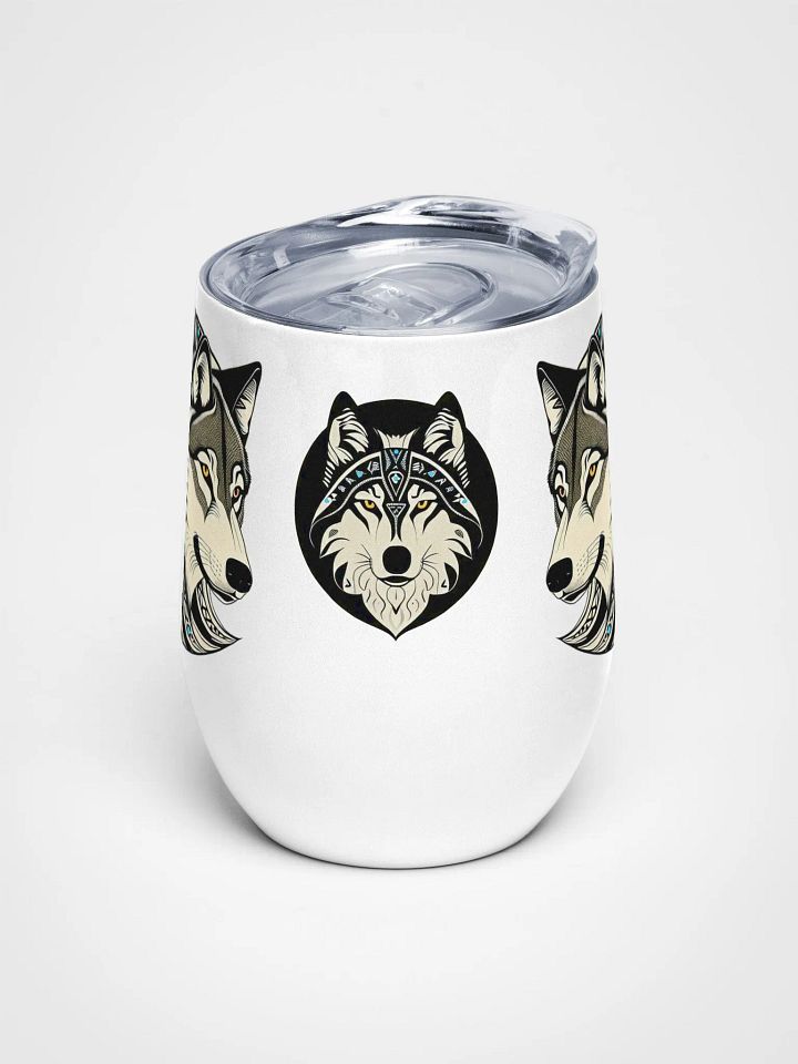 Timber Wolf Wine Tumbler product image (1)