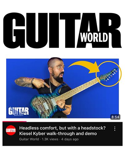 Just dropped my newest video with @guitarworldmagazine for the Guitar World Spotlight Series 🎥🔥
This time I’m putting the @ki...