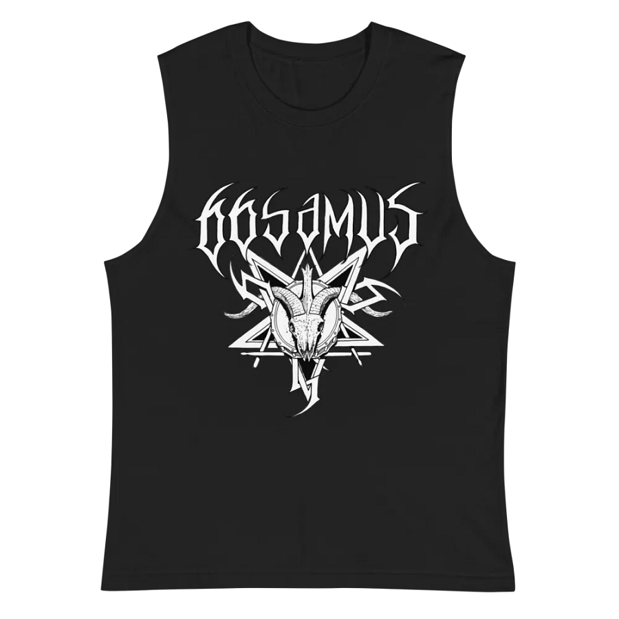 66Samus muscle tank (b&w) product image (3)