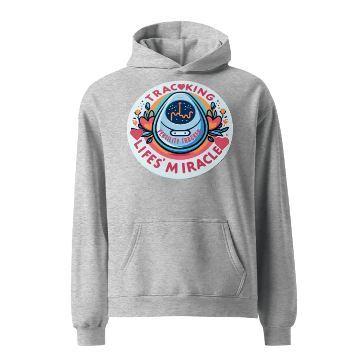 Miracle Tracker Floral Fertility Hoodie product image (3)