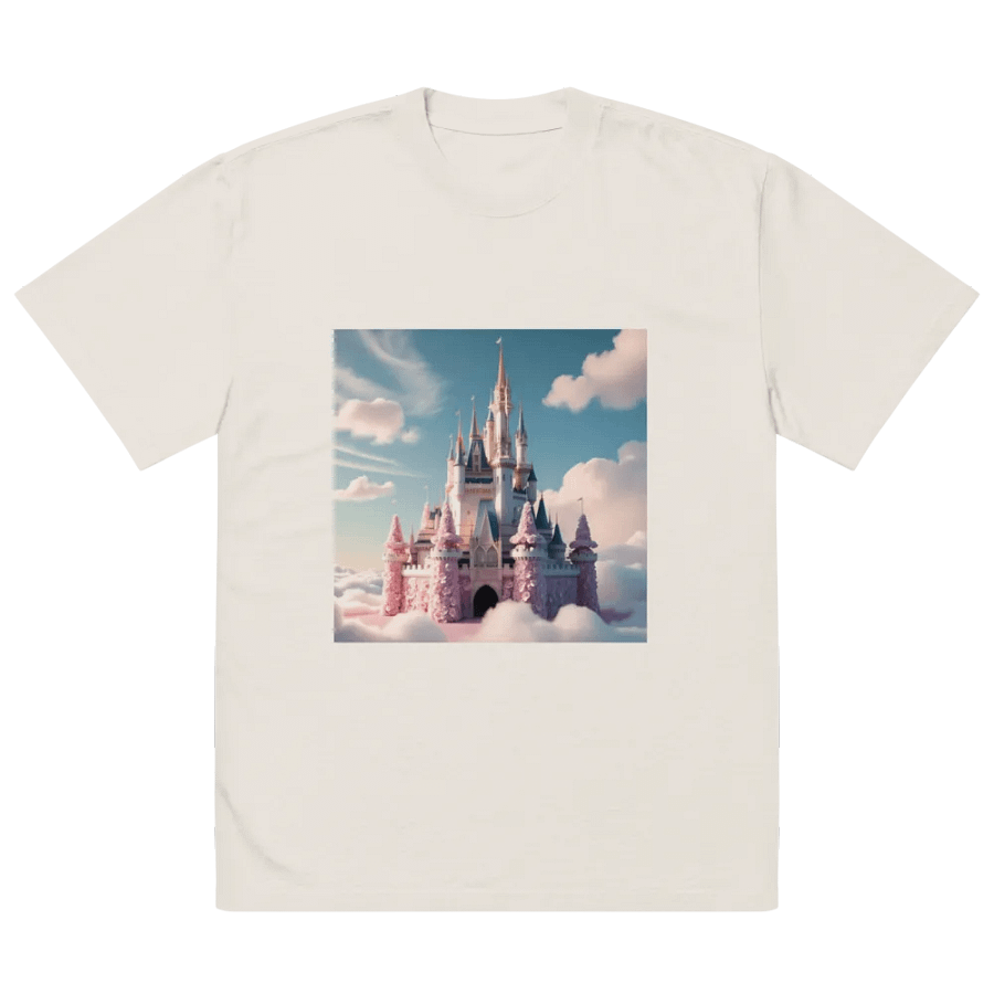 Ethereal Dream Castle Oversized T-Shirt product image (2)