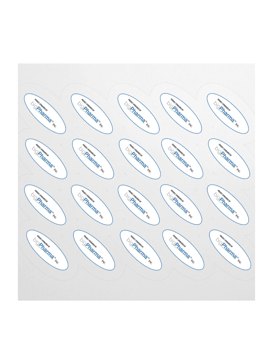 Sponsored by Big Pharma sticker set product image (2)