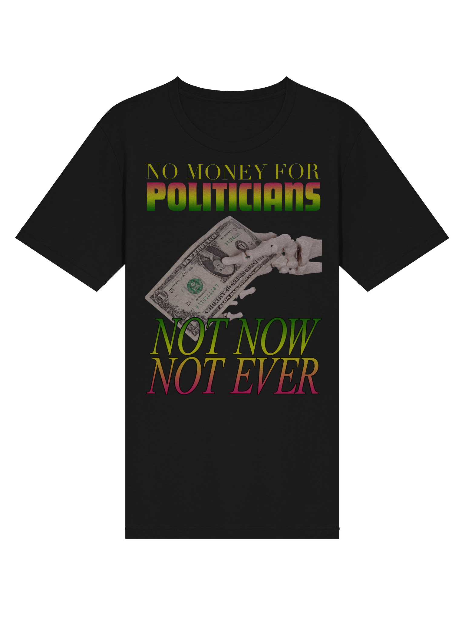 NO MONEY FOR POLITICIANS "TRI BLEND" product image (10)