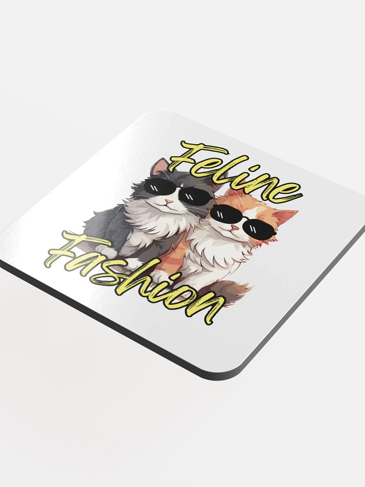 Feline Fashion Cool Cat Cork Coasters product image (1)