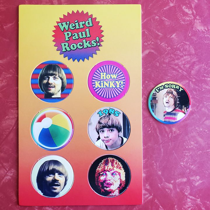 Weird Paul Rocks! Six Pog Set + Bonus Pog! product image (1)