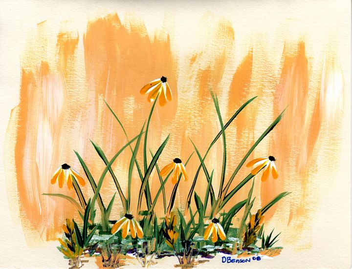 Orange Daisy Wildflowers - New Digital Product product image (1)