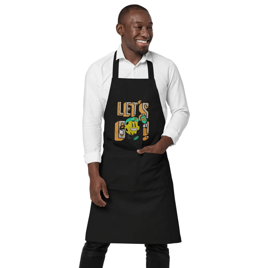 Lets Go Pickleball Mascot Adventure Time Organic Cotton Apron product image (3)