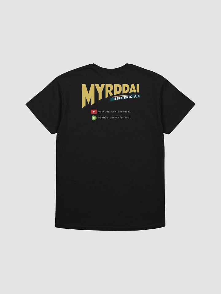 MYRDDAI: Esoteric A.I. Basic Unisex Tee with Back Logo product image (2)
