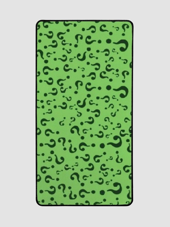 Green Riddler Mousepad - Desk Mat 15.5