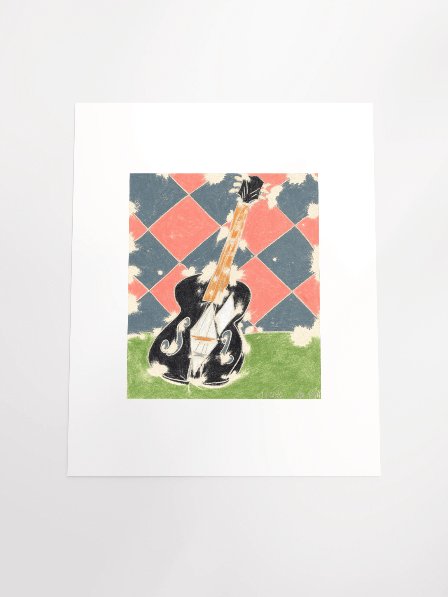 Renees Guitar 2011 print product image (5)