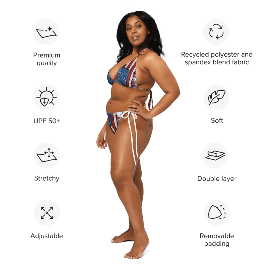 Distressed Stars and Stripes Bikini product image (5)